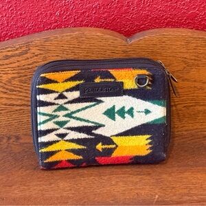 Pendleton Wool Crossbody Organizer Wallet Handbag *NO Strap* Aztec Southwest
